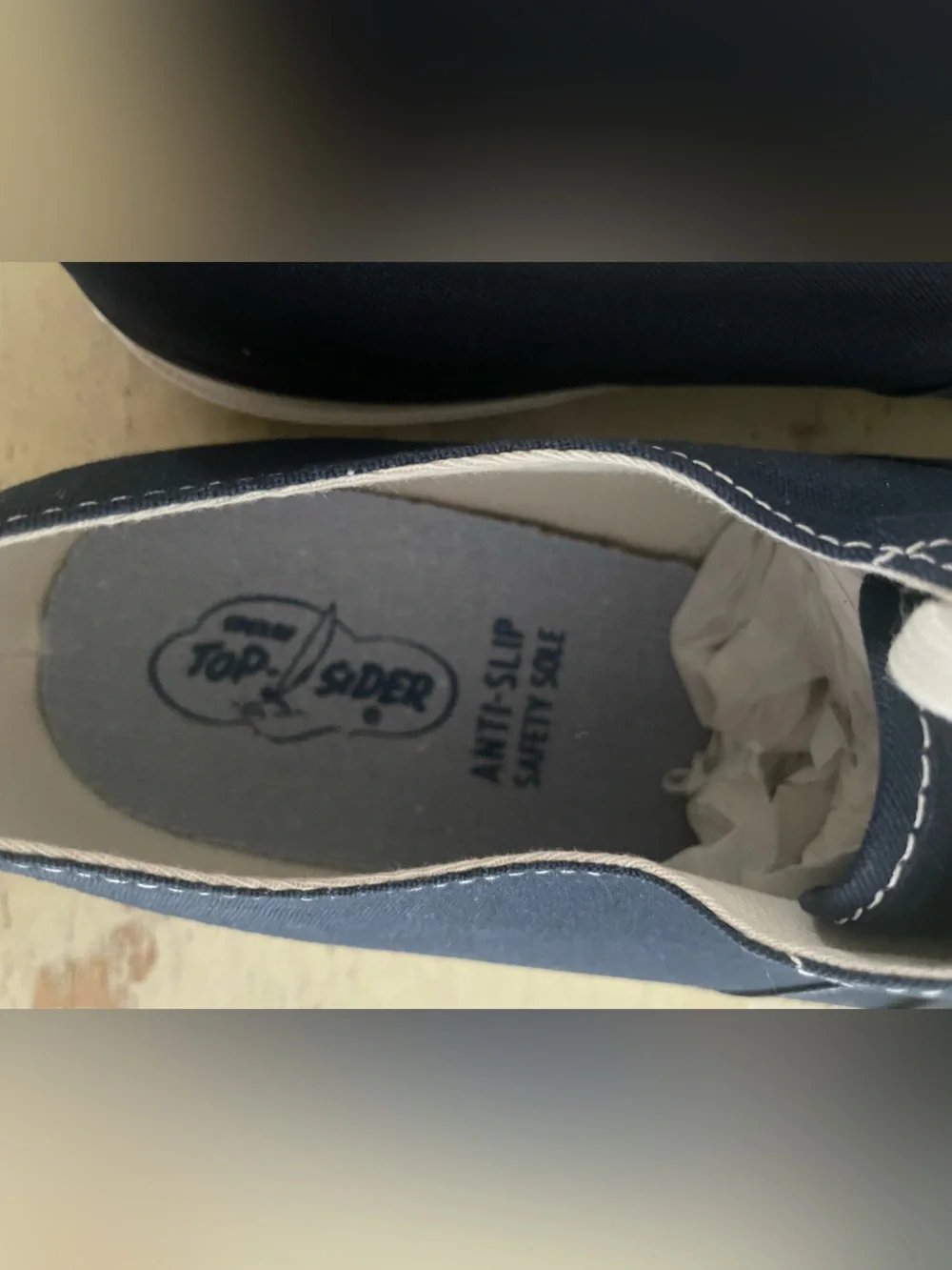 Sperry® CVO reissue deck sneakers in Navy Size 8 1/2 M NWOB $90 CT126